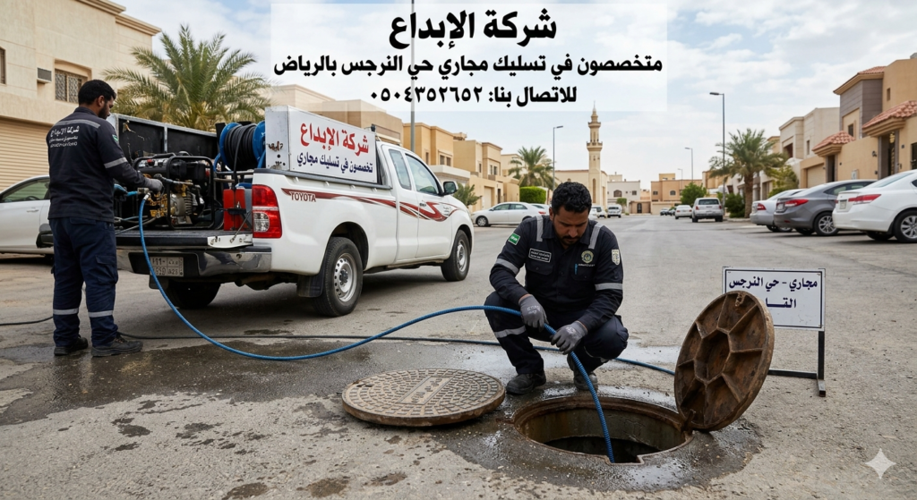 تسليك مجاري حي النرجس الرياض