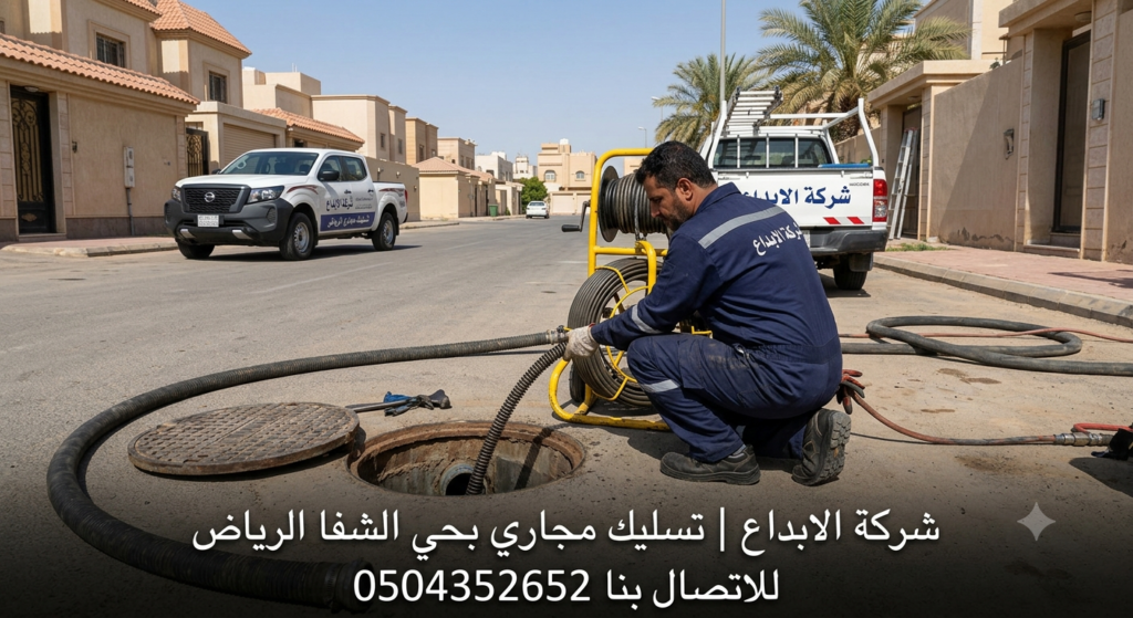 تسليك مجاري بحي الشفا الرياض