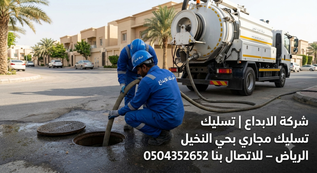 تسليك مجاري بحي النخيل الرياض