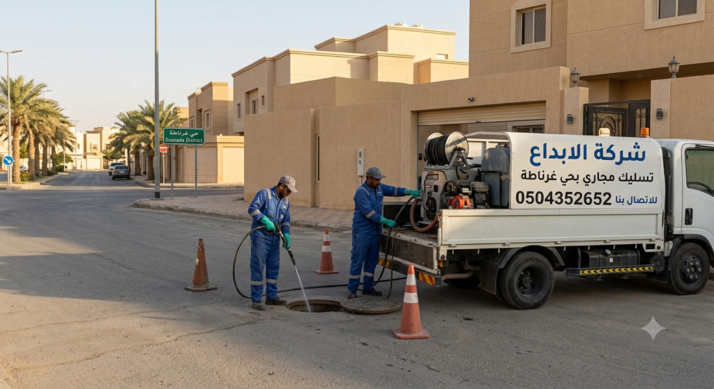 تسليك مجاري بحي غرناطة الرياض