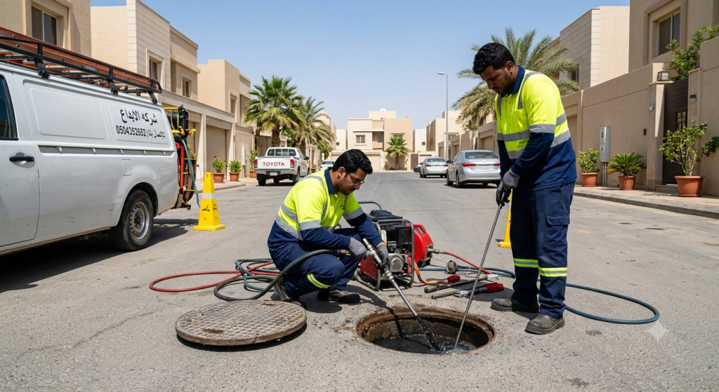 تسليك مجاري بحي الملقا الرياض