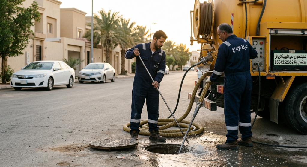 تسليك مجاري بحي اشبيلية الرياض